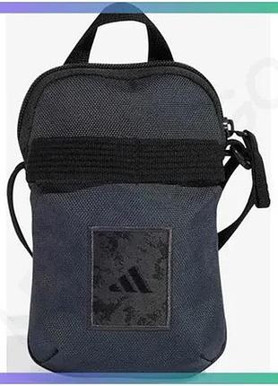 Сумка adidas utility small темно-синя 19х12 см унісекс спортивна сумка для дрібниць та аксесуарів sku_jy7660