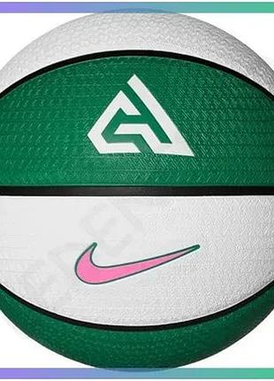 Баскетбольний м'яч nike playground 8p 2.0 g antetokounmpo для гри на вулиці та в залі розмір 7 гума ун sku_n.100.4139.331.07