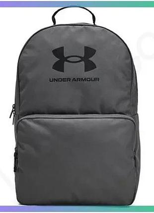 Рюкзак under armour loudon 25l сірий водостійкий чохол для ноутбука до 15 дюймів спортивний рюкзак sku_1378415-025