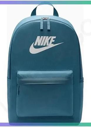 Рюкзак nike nk heritage 25l синій для ноутбука унісекс 43х30,5х15 см спортивний стиль для подорожей sku_dc4244-006