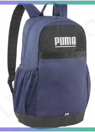 Рюкзак puma plus 23л синій текстильний рюкзак для щоденного використання 47х31х17см sku_79615-05