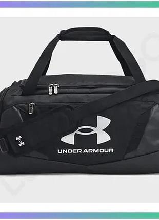 Спортивна сумка under armour ua undeniable 5.0 duffle sm 40l чорна для тренувань та подорожей унісекс sku_1369222-001