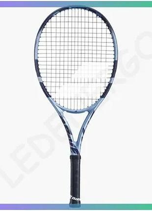 Ракетка babolat pure drive jr 26 юніорська тенісна ракетка для дітей 2025 року синя легка маневрова sku_140530-100