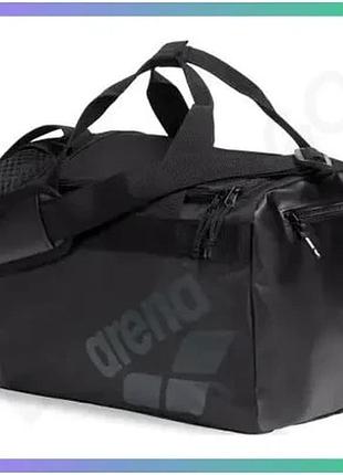 Спортивная сумка arena all set duffle 25l черная для плавания и тренажерного зала 40х25х25 см sku_010236-100