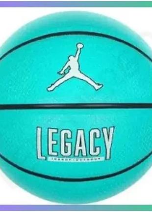 Баскетбольний м'яч nike jordan legacy 2.0 8p синтетична шкіра для гри в баскетбол унісекс розмір 7 sku_j.100.8253.353.07