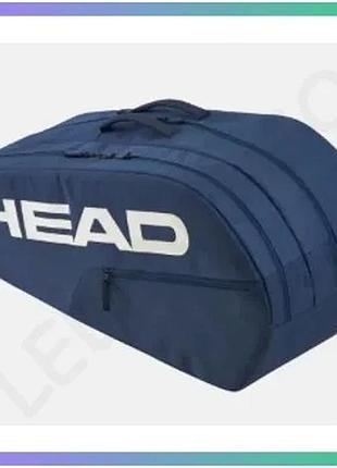 Чохол для ракеток head base racquet bag m синій тенісна сумка унісекс для ракеток та спорядження sku_261315