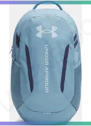 Рюкзак under armour hustle 6.0 синій 29l водовідштовхувальний для спорту та повсякденного використання sku_1384672-418