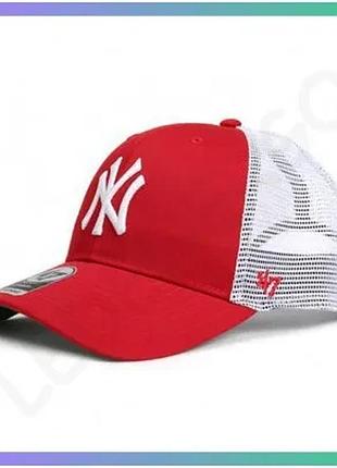 Кепка-тракер 47 brand new york yankees красный, белый, зеленый уни osfa