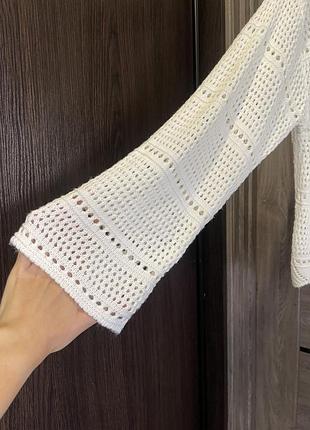 Ажурная кофточка 6