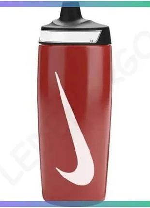 Пляшка nike refuel bottle grip 24 oz красная 709 мл для спорта и фитнеса текстурированная бутылка для sku_n.101.0867.636.24