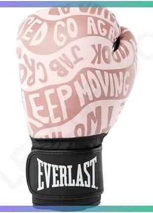 Боксерські рукавиці everlast spark training glove жіночі 12 унцій рожеві для тренувань боксом sku_p00002799