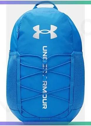 Рюкзак under armour hustle sport 6.0 26l водоотталкивающий для ноутбука синего цвета 32х47х19 см sku_6000397-402