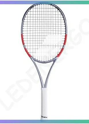 Ракетка babolat pure strike 100 16/19 для великого тенісу графітова 300 г зручний розмір ручки gr3 тен sku_101579-3018