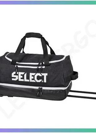 Сумка select lazio travelbag чорна 56х29х31см спортивна для подорожей унісекс з колесами та ручкою sku_816400-010