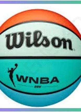 Баскетбольний м'яч wilson wnba drv bright bskt розмір 6 кольоровий для гри на відкритому повітрі sku_wz3016801xb6