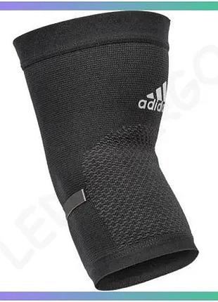 Фіксатор ліктя adidas performance elbow support чорний уні xl підтримка м'язів для бігу та фітнесу sku_adsu-13334