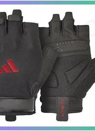Рукавички для тренировки adidas essential training gloves черные и красные xl унисекс для фитнеса и сп sku_adgb-15004rd