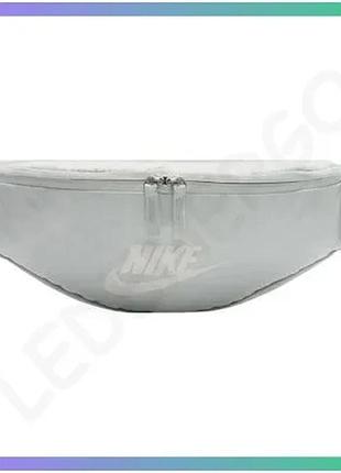 Сумка на пояс nike heritage waistpack fa21 сірий унісекс 41х15х10 см спортивна сумка для щоденного вик sku_db0490-034
