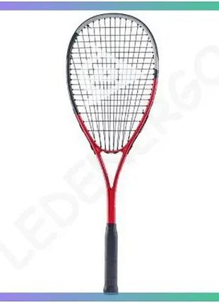 Ракетка для сквошу dunlop prt tristorm tour червона унісекс для дорослих композитна ракетка для сквошу sku_10365481