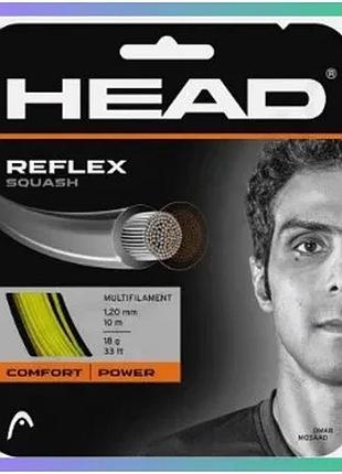 Струна для сквошу head reflex 1.20 10m зелена поліуретанова унісекс для гри в сквош sku_281256 yw