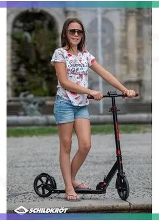 Міський самокат schildkröt city scooter street master 200мм червоний для дорослих і підлітків до 100 к sku_510002