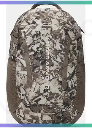 Рюкзак under armour hustle 6.0 29l бежевий водовідштовхувальний рюкзак для спорту та повсякденного вик sku_1384672-200