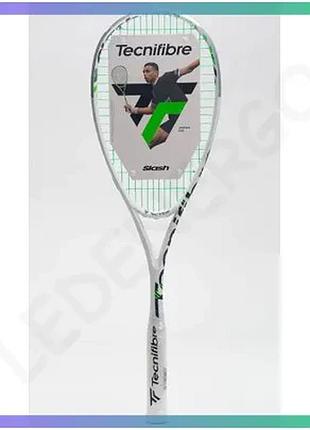 Ракетка для сквошу tecnifibre slash 130 графітова для дорослих унісекс без чохла для гри в сквош sku_12sla13023