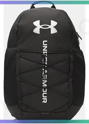 Рюкзак under armour hustle sport 6.0 чорний 26l водостійкий для ноутбука унісекс 32 х 47 х 19 см sku_6000397-001