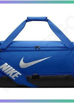 Спортивная сумка nike brasilia m duff 60l с отделением для обуви для тренировок 64x30x30 см sku_dh7710-480