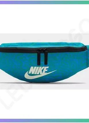 Сумка на пояс nike heritage синя 41х10х15 см спортивна унісекс для активного відпочинку sku_fn0891-406