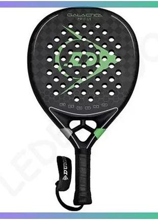Ракетка для падел тенісу dunlop galactica pro ls чорна унісекс для дорослих паделістів sku_10359941