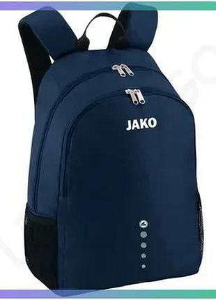 Рюкзак jako classico 18l темно-синій спортивний рюкзак для повсякденного використання унісекс 30x14,5x sku_1850-09