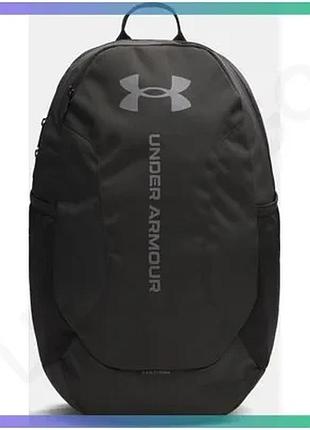 Рюкзак under armour hustle lite 26,5l чорний водостійкий для ноутбука та спорту унісекс 31х47х17 см sku_6000399-001