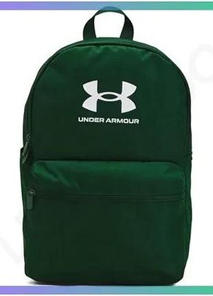 Рюкзак under armour loudon lite backpack 20l зелений спортивний рюкзак для спорту та активного відпочи sku_1380476-301