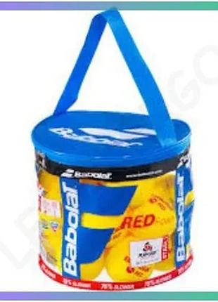 М'ячі для тенісу babolat red foam поролонові 24 шт для дітей м'ячі для тренування та гри sku_516004-113
