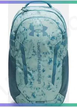 Рюкзак under armour hustle 6.0 29l водоотталкивающий с отделением для ноутбука унисекс голубой 51х32х1 sku_1384672-477