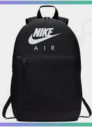 Рюкзак nike y nk elemental для дітей чорний 25 л з м'якою спинкою регульованими лямками та пеналом sku_ba6032-010