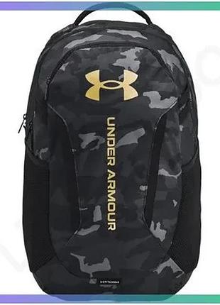 Рюкзак under armour hustle 6.0 29l чорний спортивний рюкзак для навчання та спорту унісекс sku_1384672-001
