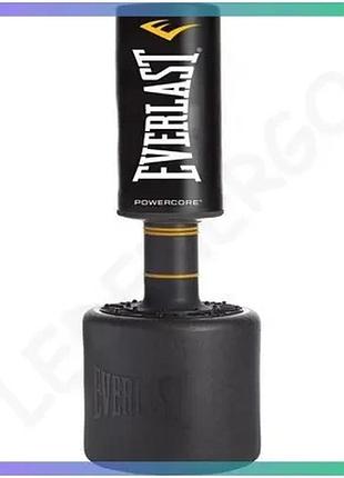 Боксерський мішок everlast powercore free standing heavy bag чорний для тренувань у домашніх умовах 11 sku_p00001266