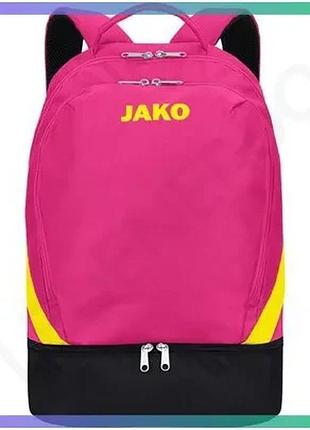 Рюкзак jako iconic 32l рожевий чорний універсальний для спорту 45х34х23 см місткість 32 л sku_1814-163
