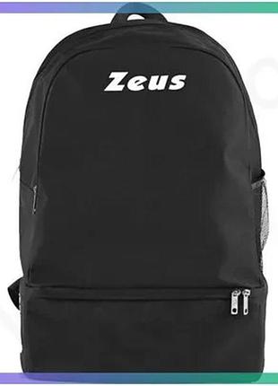 Спортивный рюкзак zeus zaino start 38l черный 50x33x23 см для мужчин с мягкими плечевыми ремнями sku_z01889