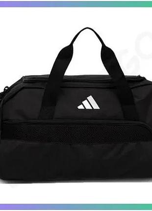Сумка adidas tiro l duff s 31l чорна спортивна для відпочинку та тренувань унісекс 50х25х25 см sku_hs9752