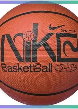 Баскетбольный мяч nike everyday playground 8p графический коричневый для игры на улице размер 7 sku_n.100.4371.810.07