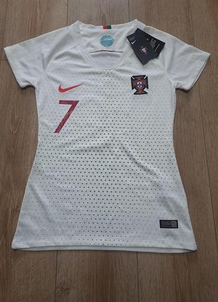 Жіноча футболка збірної португалії nike (2018), розмір s, нова з бірками