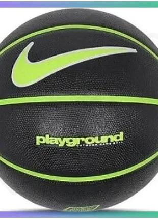 Баскетбольный мяч nike everyday playground 8p черный размер 7 уличный мяч для игры в баскетбол sku_n.100.4498.044.07
