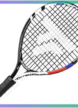 Теннисная ракетка tecnifibre bullit 17 для детей алюминиевая легкая 160 г с хорошей управляемостью sku_14bull17nw