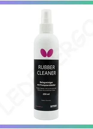 Очищувач для тенісних накладок butterfly rubber cleaner 250 мл засіб для догляду за накладками для рак sku_orr5