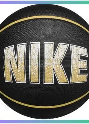 Баскетбольный мяч nike everyday playground 8p черный 5 для улицы детский мяч из переработанной резины sku_n.100.4371.015.05