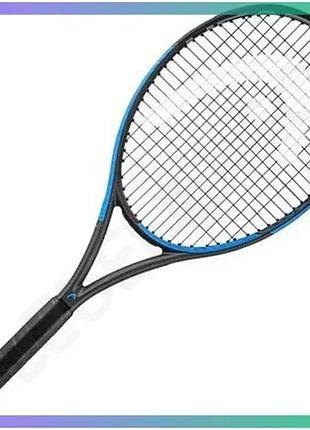 Тенісна ракетка head ig challenge mp синя 270 г 100 in2 для початкового та середнього рівня гравців sku_235404-3