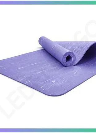 Килимок для йоги reebok camo yoga mat фиолетовый 176 х 61 х 0,5 см для фитнеса и тренировок sku_rayg-11045pl